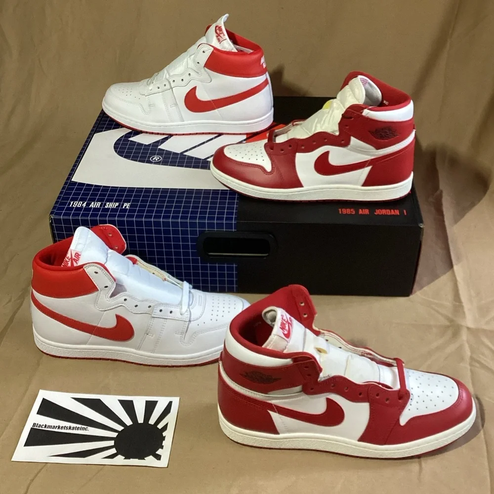Nike Air Ship PE x Jordan 1 85 High New Beginnings Pack CT6252-900 Men Size 10.5